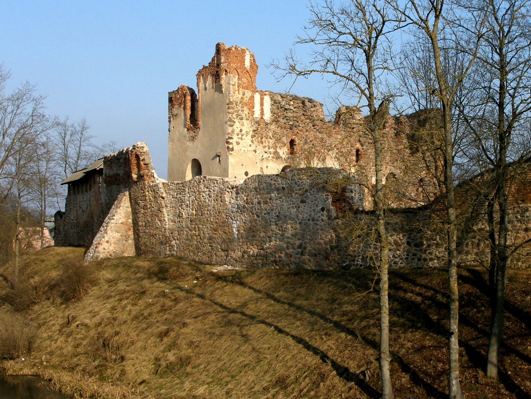 Замок в Добеле Латвия