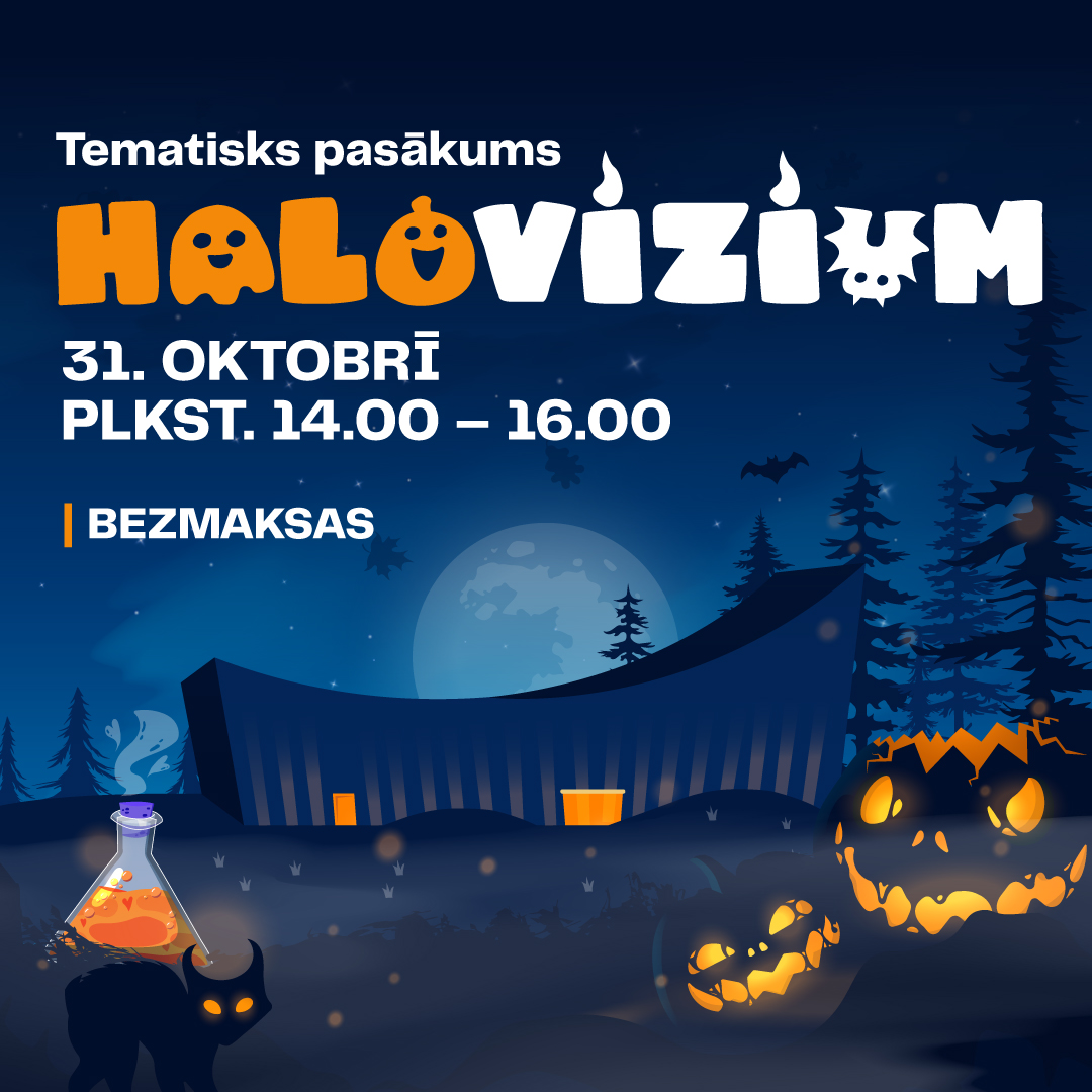 Tematiskais pasākums “HaloVIZIUM” zinātnes centrā VIZIUM