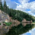 skolēnu ekskursija Gaujas Nacionālajā parkā