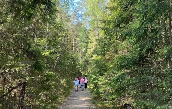 skolēnu ekskursija Gaujas Nacionālajā parkā