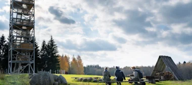 Simisalu dabas mājas skatu tornis